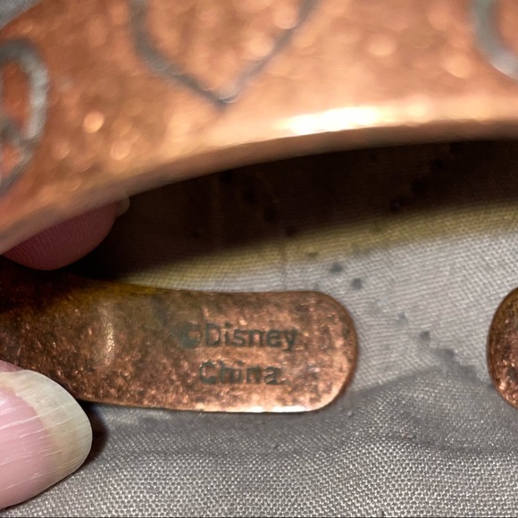 Disney Parks Copper Etched Bracelet - Picture 3 of 5